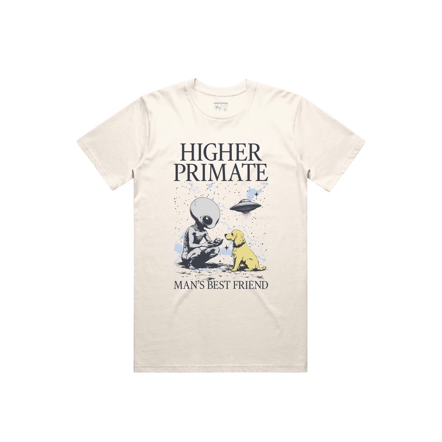 Man's Best Friend Tee - Cream