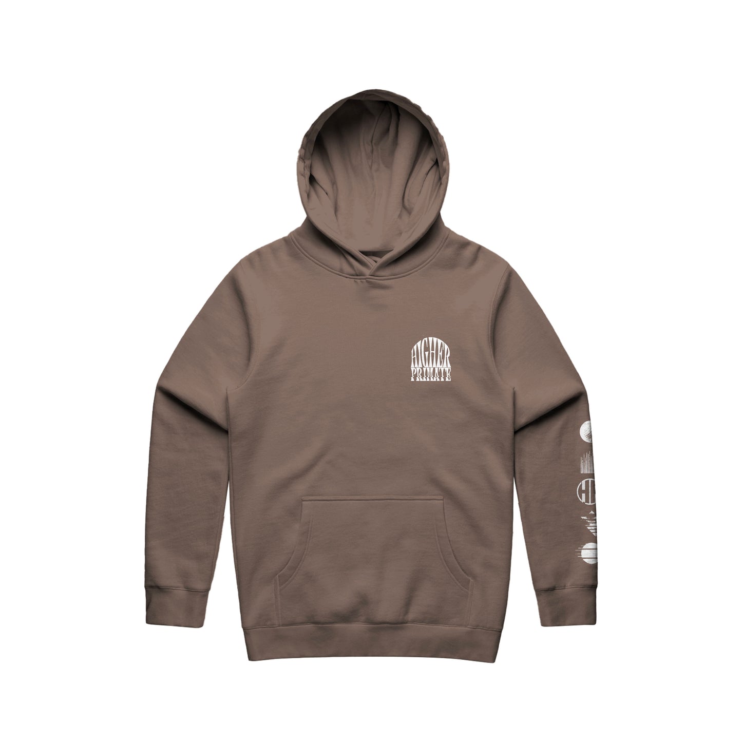Wavy Hoodie - Walnut