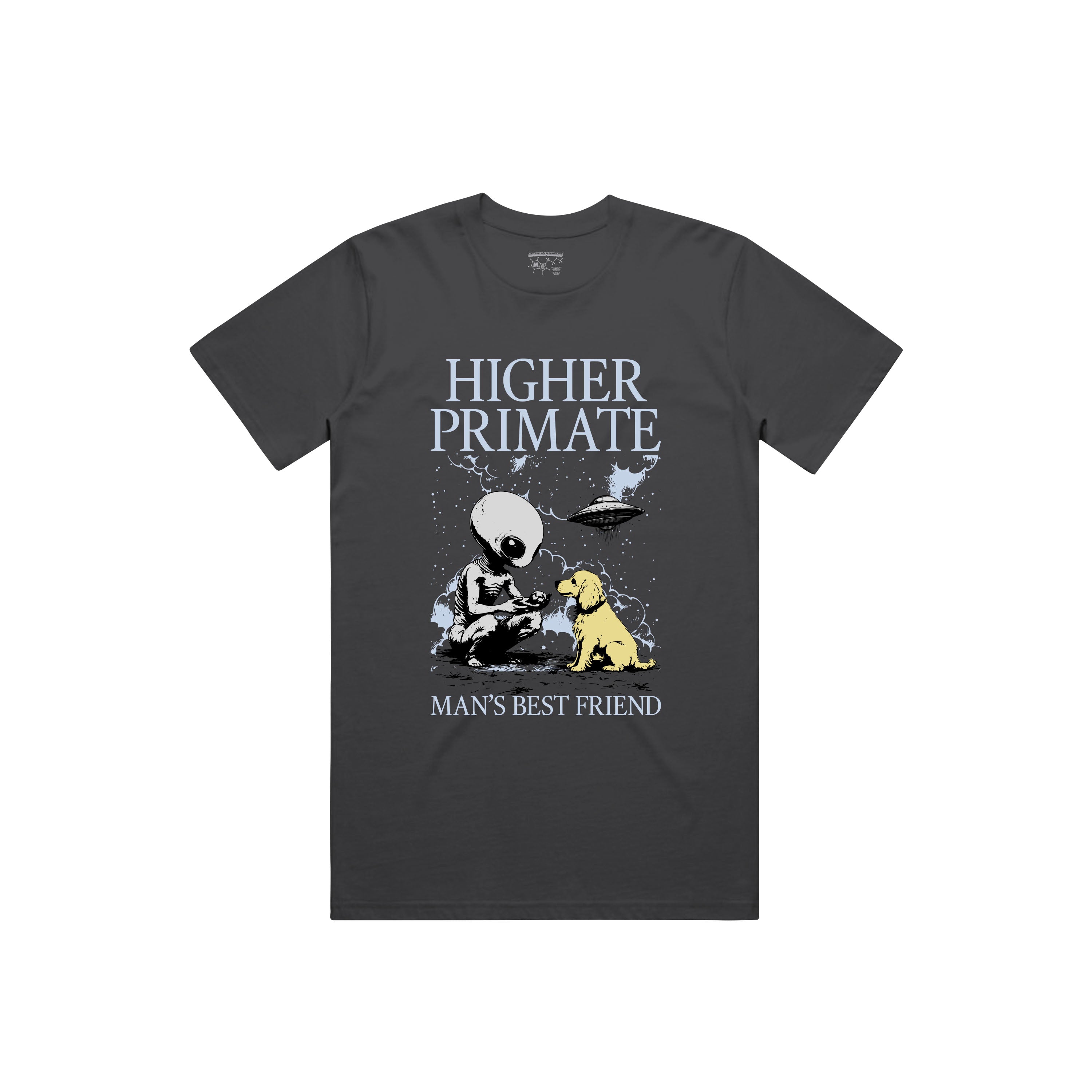 90s man's best friend tシャツ Man's Best Friend Tee - Charcoal – Higher Primate