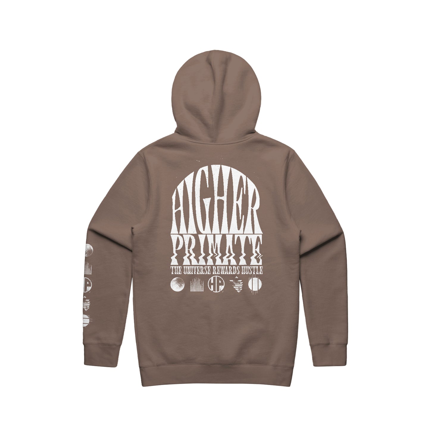 Wavy Hoodie - Walnut