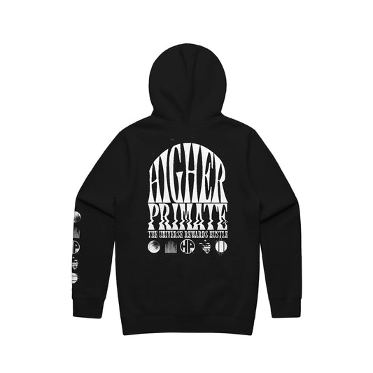 Wavy Hoodie - Black