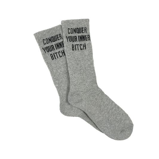 Conquer Socks - Grey