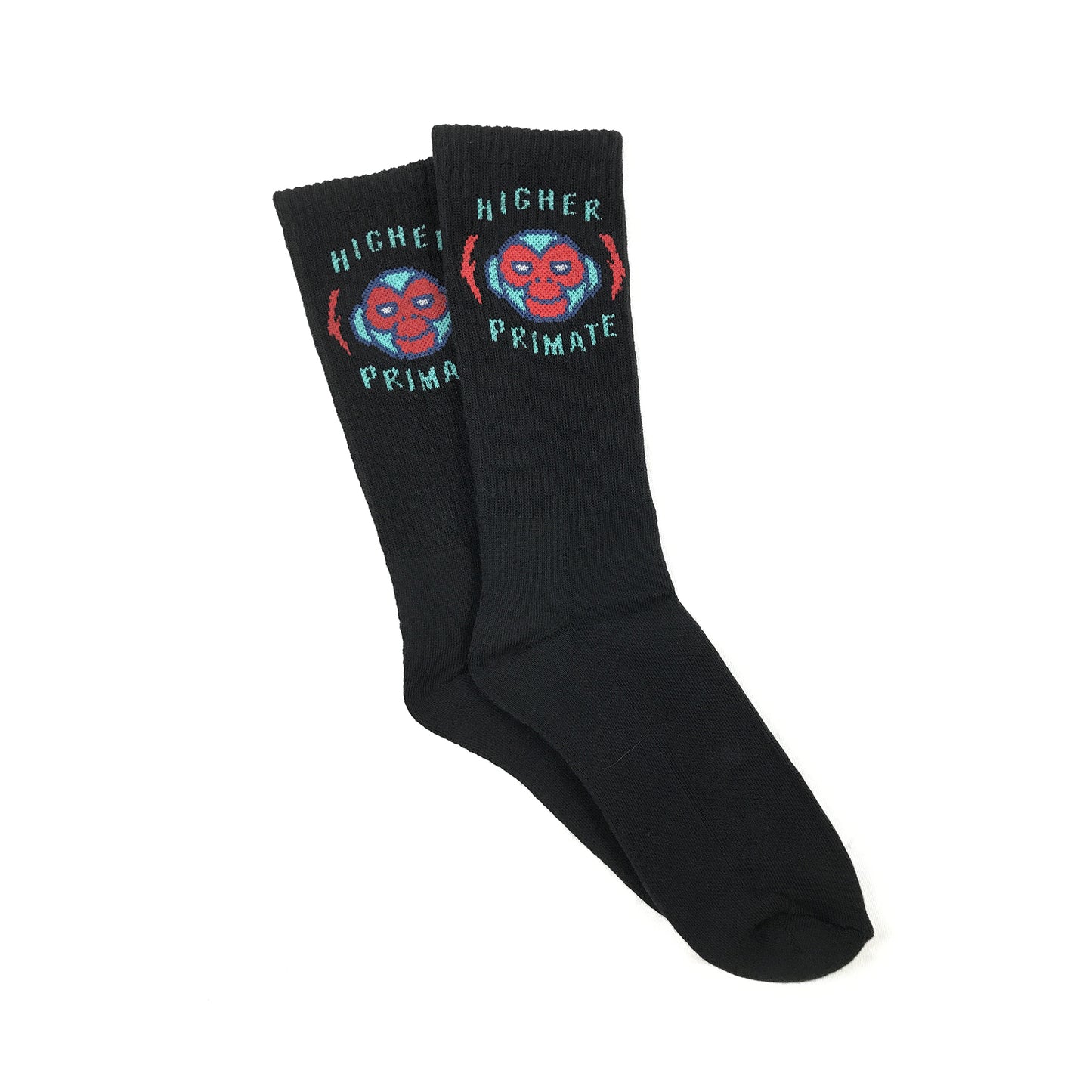 Circle Monkey Socks - Black