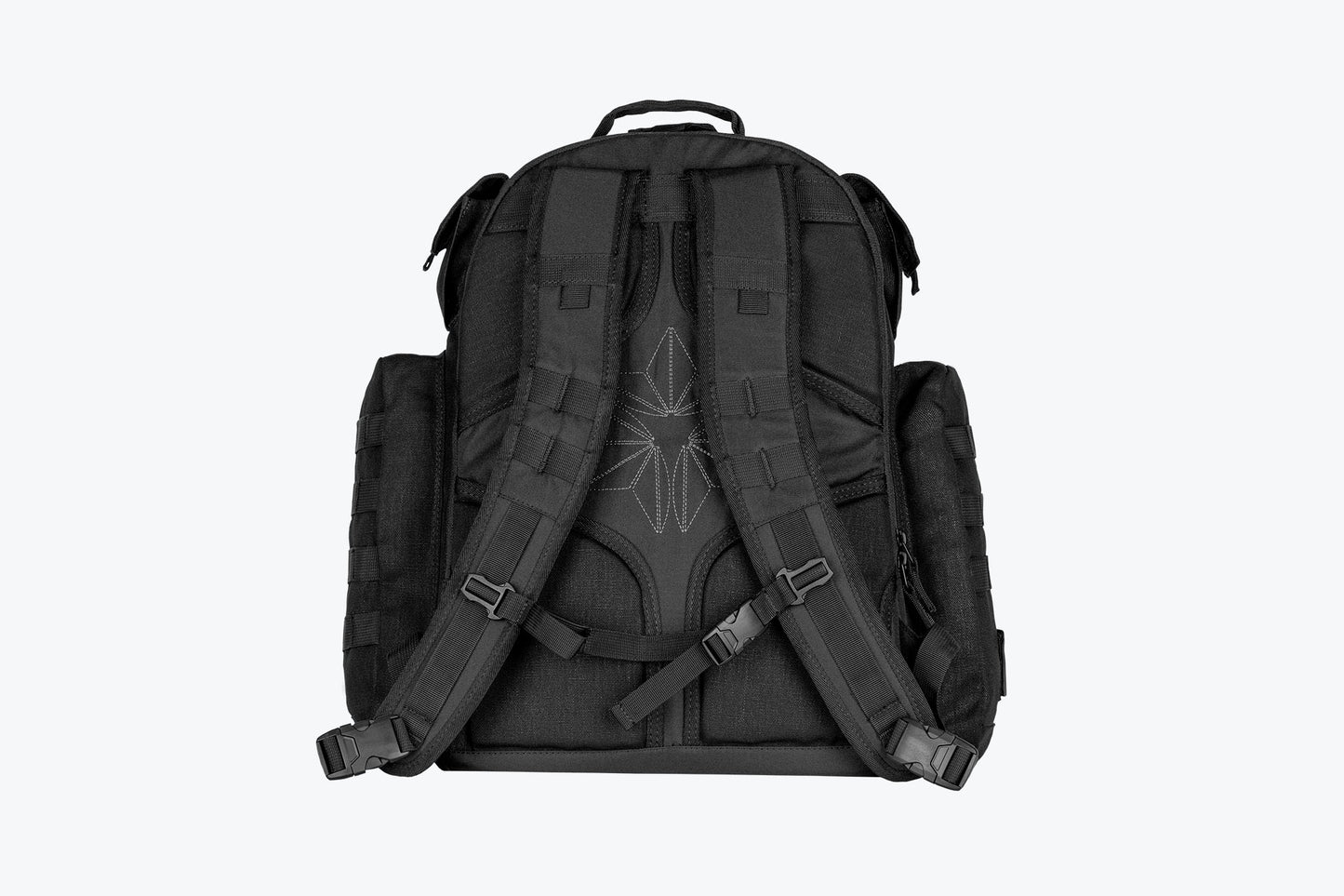 datsusara mini backpack Hemp Cinch Bag rings on sides YKK self healing zippers PALS webbing for attaching various PALS accessories Removable logo with velcro patch and velcro name tape patch area (try these guys for great custom patches) Includes Nasty Bag Mini for wet/soiled gear separation Datsusara Backpack - RUN JRE