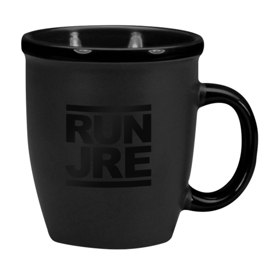 Run JRE Black on Black Mug